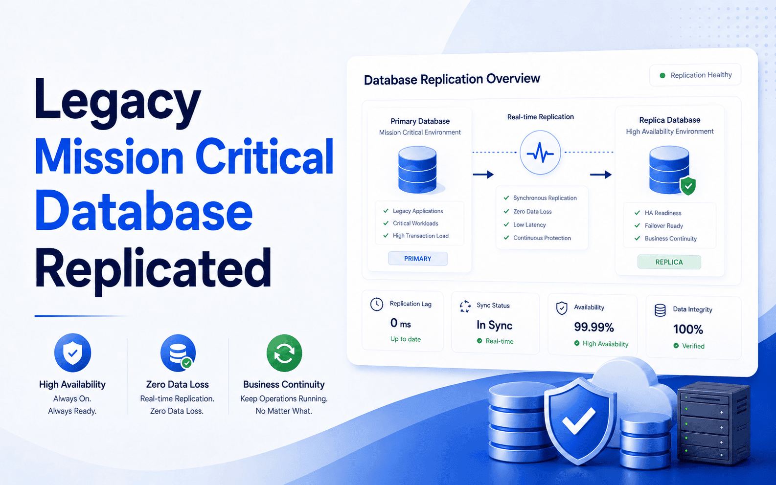 Legacy Mission-Critical Database Replicated